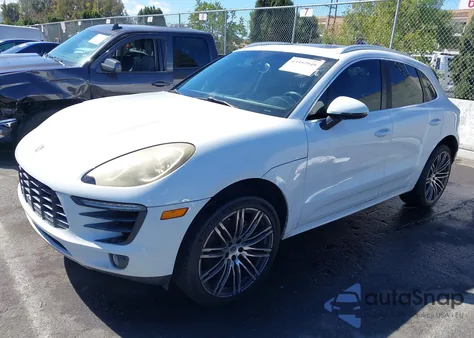 2015 Porsche Macan S z USA, uszkodzony, nr VIN WP1AB2A52FLB51111